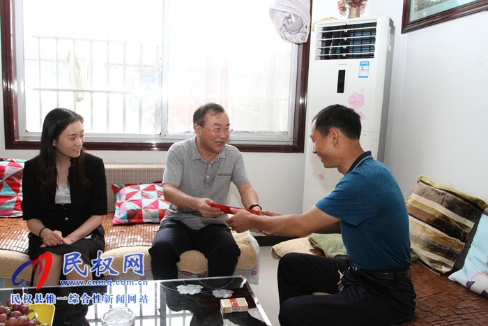 市政府副秘書長任善禮到我縣開展八一走訪慰問活動