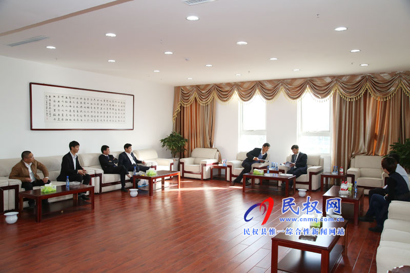 縣委副書記、縣長張團結(jié)會見參加冷博會投資客商