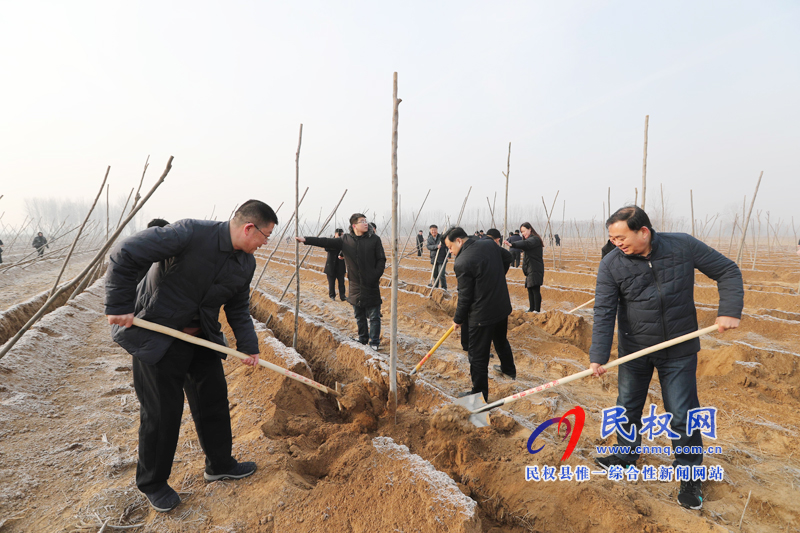 縣領(lǐng)導(dǎo)新春植樹(shù)添新綠