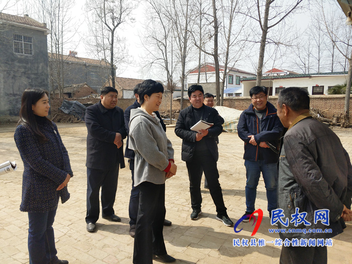 縣人大常委會主任周燕、副縣長朱琳到老顏集鄉(xiāng)督導脫貧攻堅工作