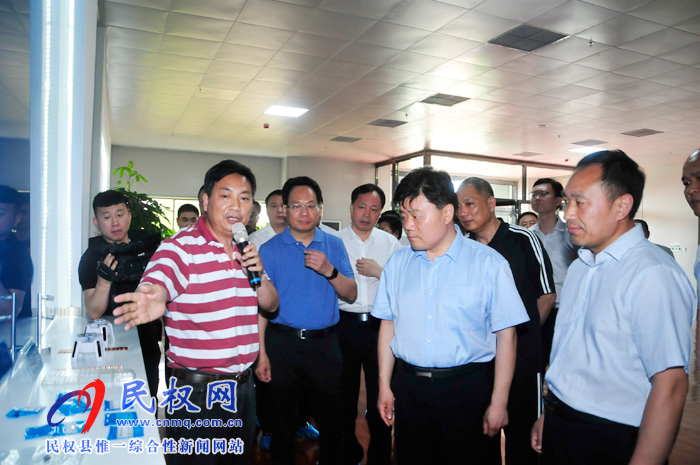 虞城縣黨政考察團(tuán)到我縣考察學(xué)習(xí)工業(yè)經(jīng)濟(jì)發(fā)展工作