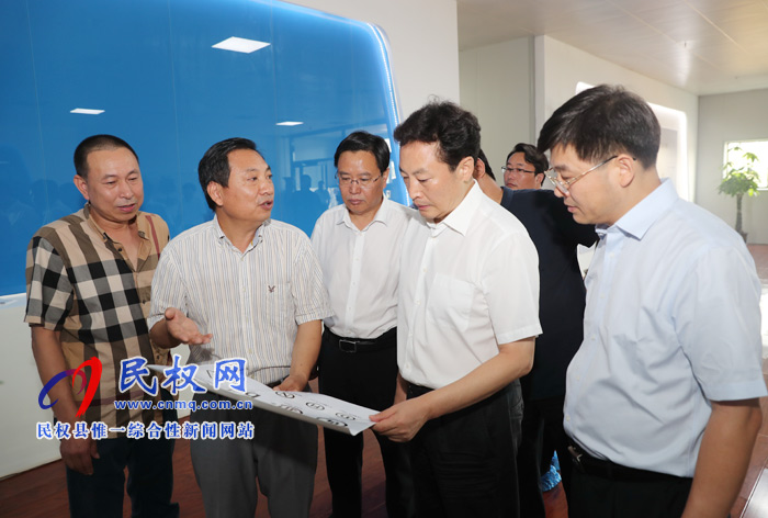 市長張建慧到我縣調研脫貧攻堅、產(chǎn)業(yè)發(fā)展和百城建設提質工程等工作