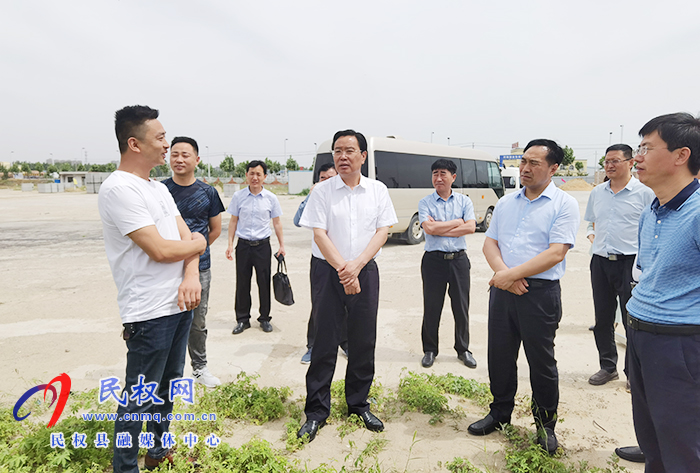 市人大常委會副主任、縣委書記姬脈常調(diào)研我縣重點項目建設情況