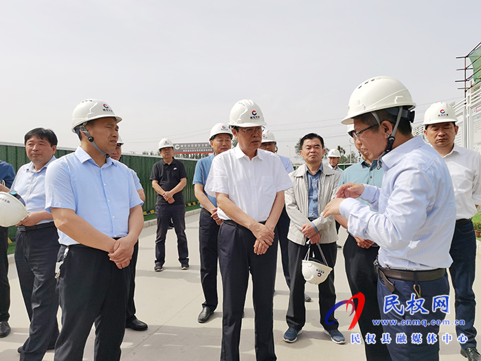 市人大常委會副主任、縣委書記姬脈常調(diào)研我縣重點項目建設情況