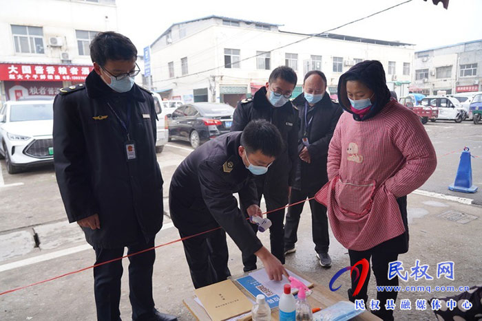 縣市場(chǎng)監(jiān)管局：堅(jiān)守一線 守護(hù)人民安全