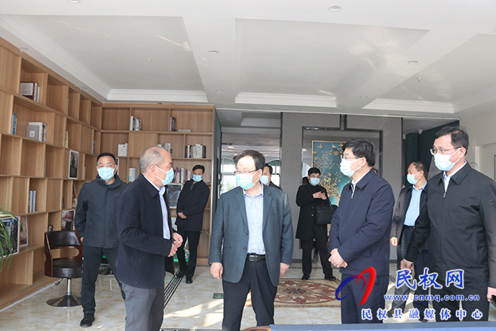 市委常委、常務(wù)副市長(zhǎng)張家明到民檢查疫情防控工作