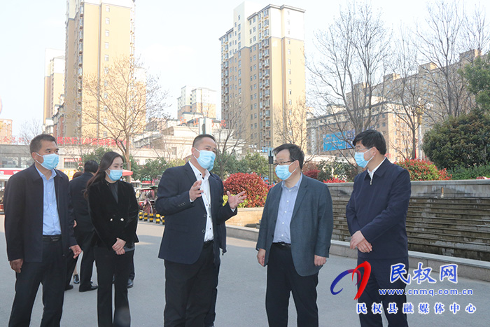 市委常委、常務(wù)副市長(zhǎng)張家明到民檢查疫情防控工作