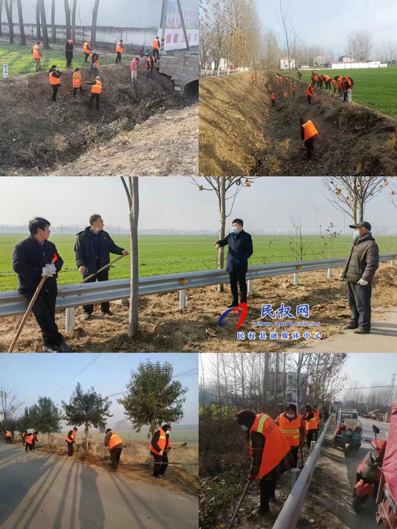 民權縣交通運輸局加大力度持續(xù)開展農(nóng)村公路路域環(huán)境大整治