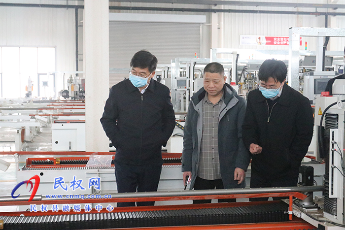市人大常委會副主任、縣委書記張團(tuán)結(jié)調(diào)研復(fù)工復(fù)產(chǎn)、安全生產(chǎn)工作