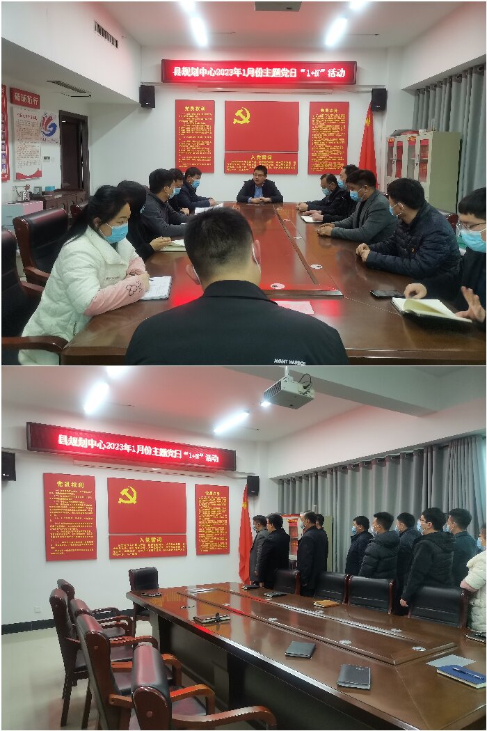 縣規(guī)劃編研中心機(jī)關(guān)黨支部開展1月份主題黨日“1+N”活動