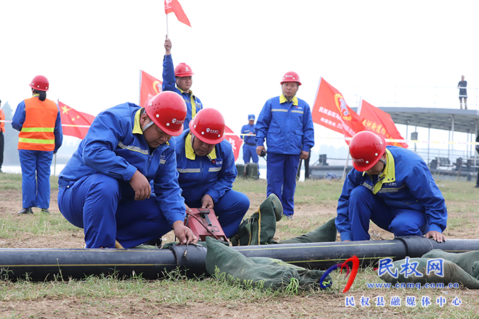 使命2023民權縣防汛抗洪應急綜合演練舉行