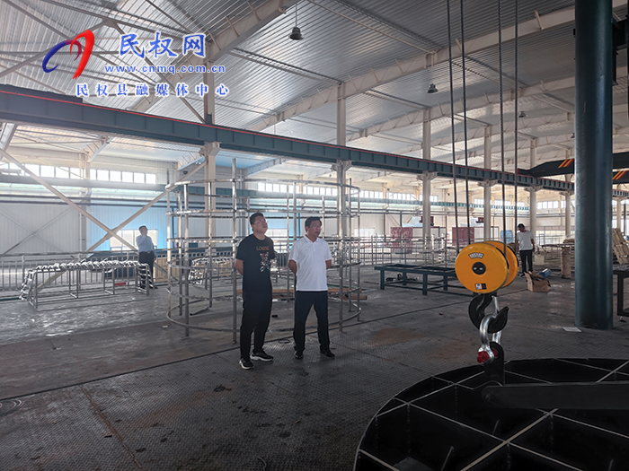 縣領(lǐng)導(dǎo)李君督導(dǎo)調(diào)研金藝科技產(chǎn)業(yè)園項(xiàng)目建設(shè)、入駐企業(yè)投產(chǎn)情況    