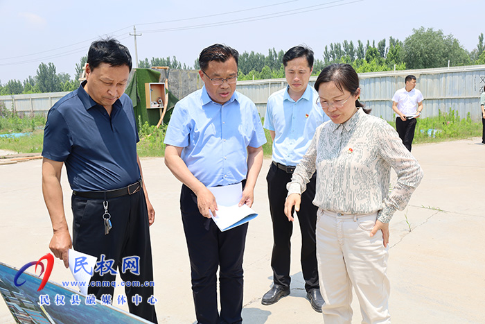 縣委書記、縣長王靜嫻調(diào)研城建項目建設(shè)情況