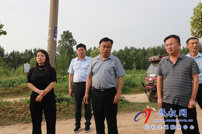 縣委常委、宣傳部長、副縣長畢道喜督導(dǎo)檢查防溺水工作