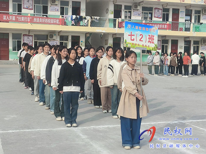 民權(quán)縣人和鎮(zhèn)高集學(xué)校開展“路隊(duì)展風(fēng)采、文明伴我行--最美路隊(duì)”評(píng)比活動(dòng)