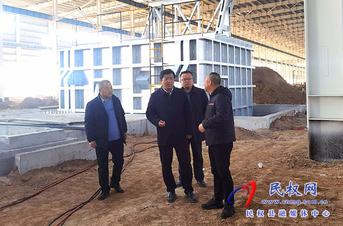 縣領導李君調研重點項目建設和安全生產(chǎn)等工作