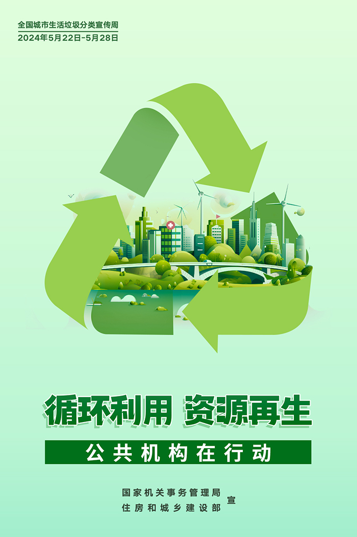 公共機(jī)構(gòu)生活垃圾分類主題宣傳海報(bào)來(lái)了，機(jī)關(guān)事務(wù)中心誠(chéng)邀您的轉(zhuǎn)發(fā)！