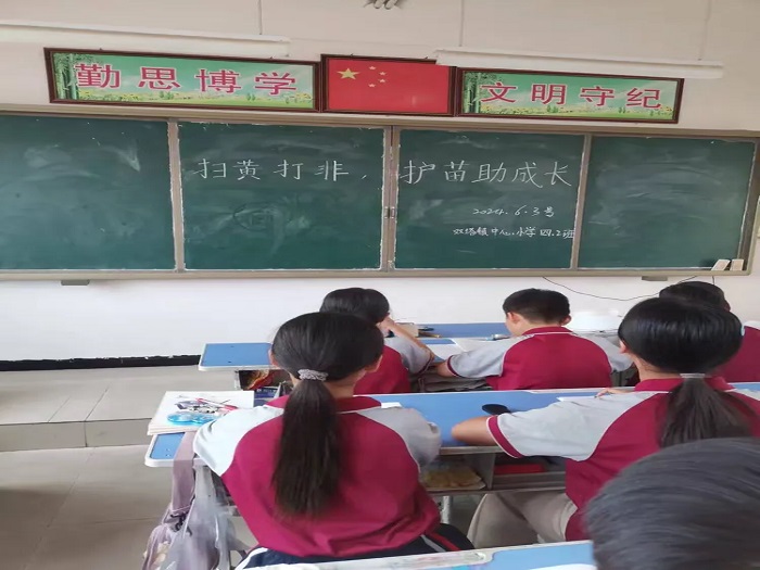 “小小綠書簽，護苗在行動” ——民權(quán)縣雙塔鎮(zhèn)常莊小學(xué)安全主題活動