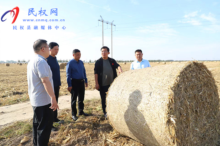 縣委副書記李君調研水系連通和秸稈禁燒工作
