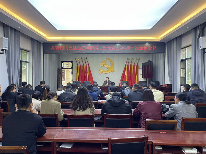 共青團(tuán)白云寺鎮(zhèn)二次代表大會(huì)暨換屆選舉圓滿落幕  開(kāi)啟青年工作新篇章