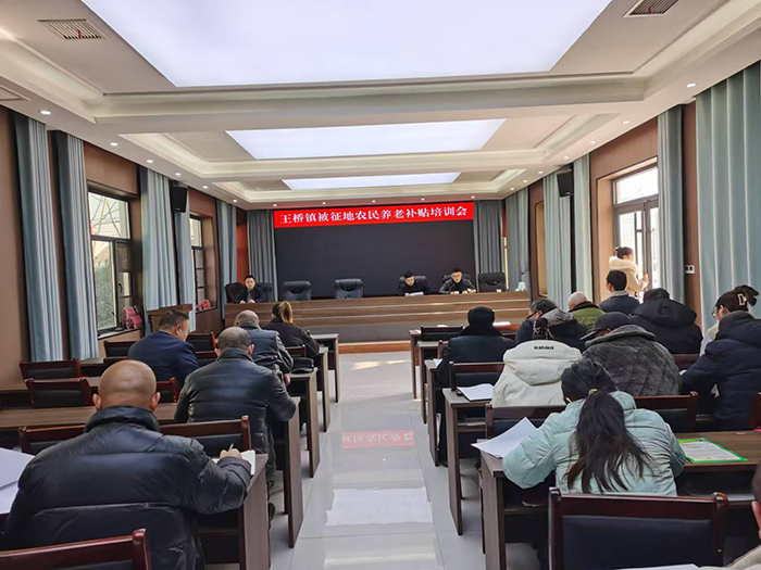 民權(quán)縣社會保險(xiǎn)中心赴王橋鎮(zhèn)開展被征地農(nóng)民養(yǎng)老保險(xiǎn)政策宣講活動