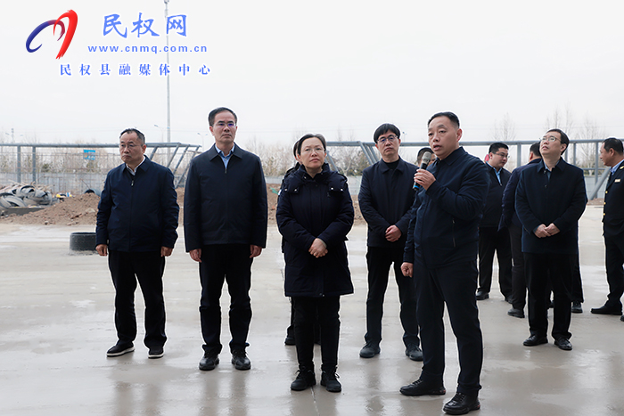 縣委書記王靜嫻調(diào)研市政項目建設(shè)工作