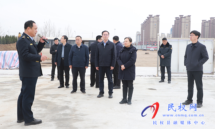 縣委書記王靜嫻調(diào)研市政項目建設(shè)工作