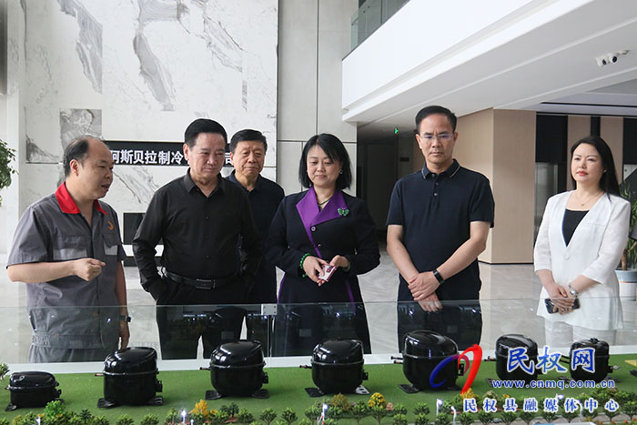 山東魯民集團、中民集團、萊仕康（北京）航空科技有限公司到民考察